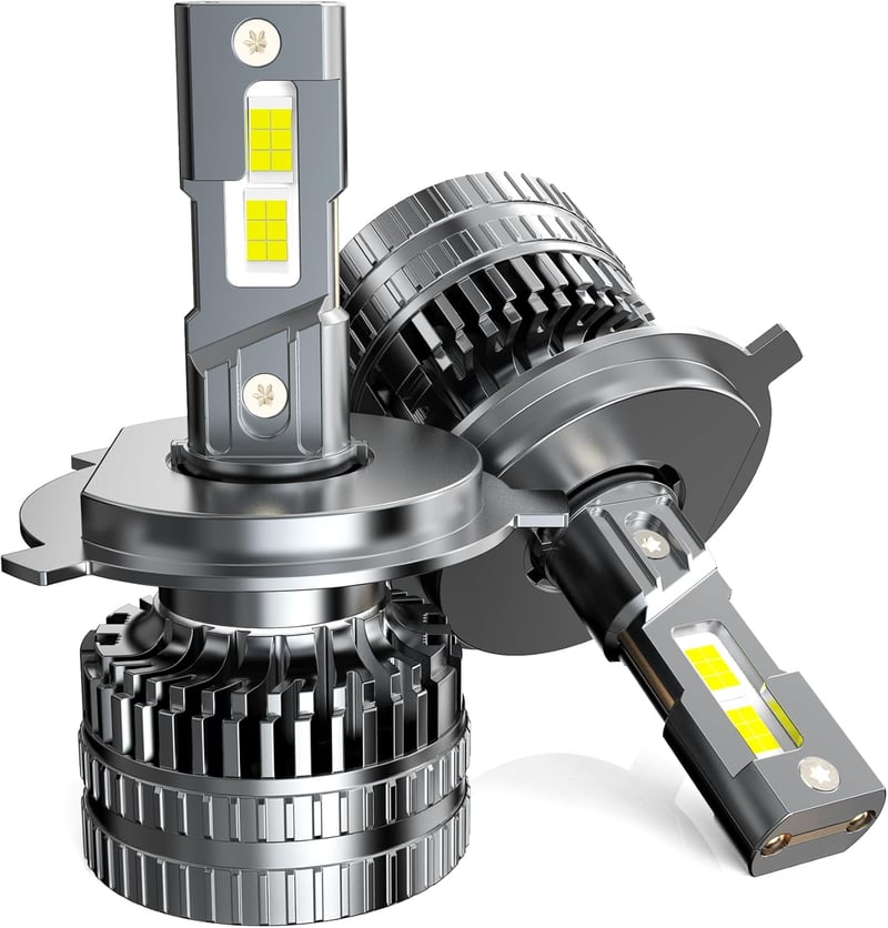 BEAMFLY H4 HB2 9003 LED Autó Fényszóró Izzó 130W 28000LM 6000K Canbus - Univerzális Autó és Motor Izzók Vastag Rézcső Hűtéssel - 2db