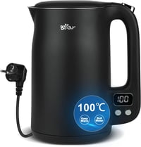 Bear 1,7L Rozsdamentes Vízforraló 11 Hőmérséklet LCD Kijelzővel 1800W 1