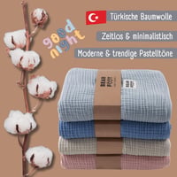 BEARFOOT mušelínová detská deka z fleece bavlny, plyšová, mäkká, pre novorodencov, darček pre chlapcov a dievčatá k narodeninám, farba Dusty Rose 7