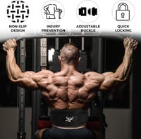 BEAST RAGE 5.5 Neoprén Súlyemelő Öv Hátfájdalom Elleni Edzéshez 3