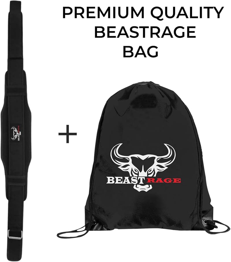 BEAST RAGE 5.5 Neoprén Súlyemelő Öv Hátfájdalom Elleni Edzéshez
