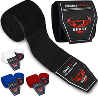 BEAST RAGE Boxkéz Bandázs 2.5/4.5m Edzés Kesztyű Csuklótámasz Ütőpárnázat 1