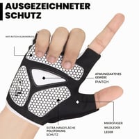BEAST RAGE Bezprstové cyklistické rukavice pánske dámske gélové polstrované protišmykové rukavice bez prstov MTB horský bicykel tréningové rukavice priedušné 2