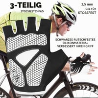 BEAST RAGE Bezprstové cyklistické rukavice pánske dámske gélové polstrované protišmykové rukavice bez prstov MTB horský bicykel tréningové rukavice priedušné 4