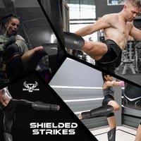 BEAST RAGE Sípcsont Védő Kickboxing Muay Thai MMA Edzéshez Lábvédelem 8