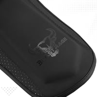 BEAST RAGE Sípvédő Kickboxing Muay Thai MMA Lábvédelem Instep Védelemmel - L, Black 6