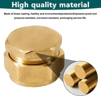 Beatific 2 darab 16 mm x 2 mm sárgaréz csavaros fitting dugó alumínium kompozit csőhöz fűtés és víz csőátmenet DVGW 5