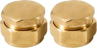 Beatific 2 darab 16 mm x 2 mm sárgaréz csavaros fitting dugó alumínium kompozit csőhöz fűtés és víz csőátmenet DVGW 1