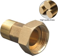 Beatific 2db Sárgaréz Vízóra Csatlakozó 1" x 1 1/4" Menetes Adapter 5