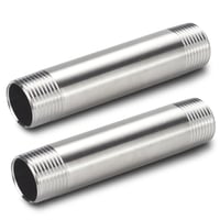 Beatific DN20 nerezový predlžovací kus 3/4" vonkajší závit x vonkajší závit, 100 mm – 2 ks 2