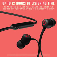 Beats Flex Bluetooth slúchadlá do uší – čip Apple W1, magnetické koncovky, 12 hodín prehrávania, bezdrôtové – čierna 3
