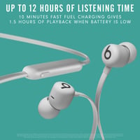 Bluetooth slúchadlá do uší Beats Flex – čip Apple W1, magnetické slúchadlá, 12 hodín prehrávania, bezdrôtové – dymovo sivá 2
