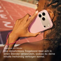 Kryt Beats iPhone 17 Pro so stojanom, MagSafe a ovládaním fotoaparátu, integrovaným stojanom a pútkom na nosenie, matným povrchom a podšívkou z mikrovlákna - 4