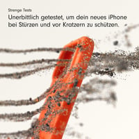 Odolný kryt Beats pre iPhone 17 s podporou MagSafe a ovládaním fotoaparátu, nárazuvzdorný, s matným povrchom a podšívkou z mikrovlákna – nevadská oranžová 4