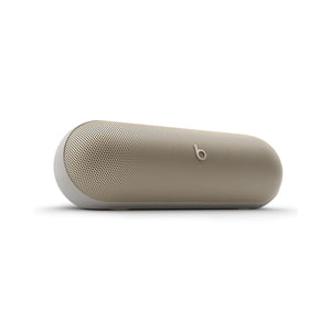 Beats Pill Bluetooth zvučnik - Boja šampanjca, prijenosni, IP67 vodootporan, 24-satna baterija, kompatibilan s Apple i Android uređajima, ugrađeni mikrofon
