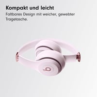 Beats Solo 4 bezdrôtové Bluetooth on-ear slúchadlá, 50-hodinová výdrž batérie – oblačná ružová 4