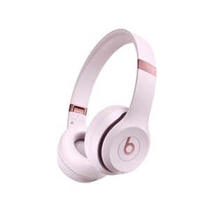 Beats Solo 4 bezdrôtové Bluetooth on-ear slúchadlá, 50-hodinová výdrž batérie – oblačná ružová
