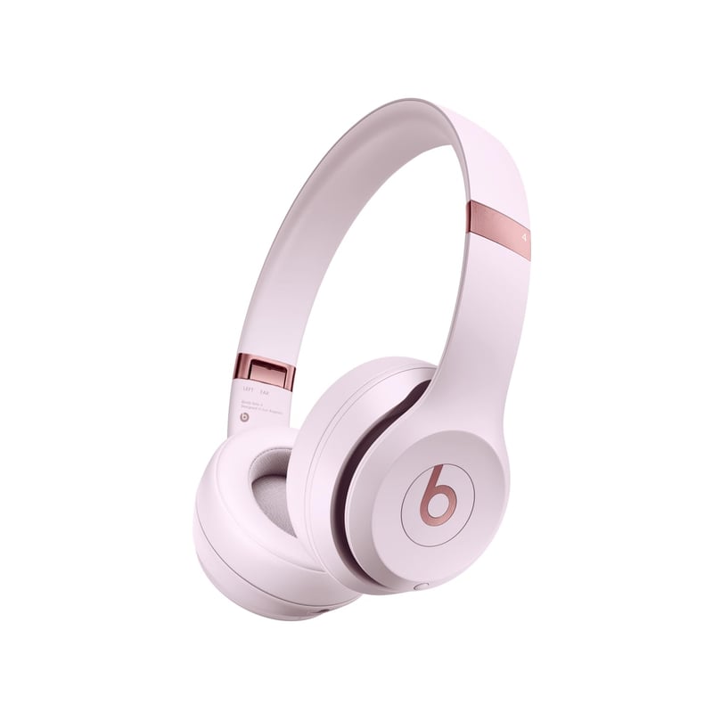 Beats Solo 4 bezdrôtové Bluetooth on-ear slúchadlá, 50-hodinová výdrž batérie – oblačná ružová