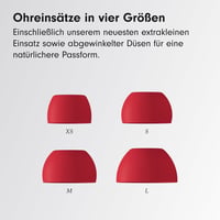 Beats Solo Buds Bezdrôtové Bluetooth slúchadlá – 18-hodinová výdrž batérie – Kompatibilné s Apple a Android – Vstavaný mikrofón – Priehľadná červená 6