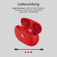 Beats Studio Buds plne bezdrôtové slúchadlá s potlačením hluku, IPX4 - červené 7