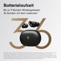 Căști wireless Beats Studio Buds+ cu anulare a zgomotului și microfon încorporat, compatibile cu Apple și Android, negru/auriu 4