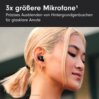 Căști wireless Beats Studio Buds+ cu anulare a zgomotului și microfon încorporat, compatibile cu Apple și Android, negru/auriu 6