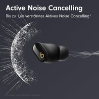 Căști wireless Beats Studio Buds+ cu anulare a zgomotului și microfon încorporat, compatibile cu Apple și Android, negru/auriu 2