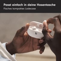 Bezdrôtové slúchadlá s potlačením hluku Beats Studio Buds+ – krémovo biele 6