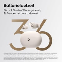 Bezdrôtové slúchadlá s potlačením hluku Beats Studio Buds+ – krémovo biele 4