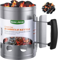 BEAU JARDIN Rapidfire starter za drveni ugljen za roštilj sa sigurnosnom ručkom - 17,7x28 cm 2