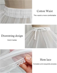 BEAUTELICATE Crinoline Petticoat 6 Karikás Rockabilly Menyasszonyi Ruha Alá 4