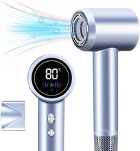 Beautlinks Ionos Hajszárító HD Kijelzővel - 110.000 RPM Gyorsszárítás, 200 Millió Negatív Ion, 5 Hőfok, 2 Sebesség, Otthoni és Utazó Használ 1