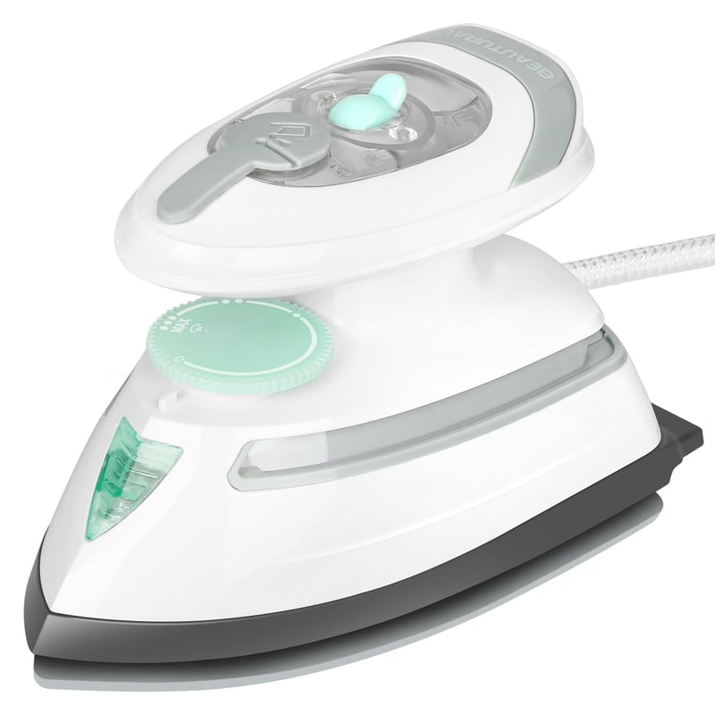 BEAUTURAL mini putno glačalo 120V/220V - Kompaktno prijenosno glačalo s dvostrukim naponom