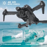 TTROARDS Mini Drón 1080P HD Kamerával - Kezdőknek, Gesztus Vezérléssel, 2 Akkumulátorral, 20 Perces Repülési Idővel, WiFi, Fekete 2
