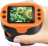 BEBANG 1000X Digitális Zsebmikroszkóp Gyerekeknek - 4K 2.0" Képernyő, Tölthető, Hordozható Oktatási Ajándék 4-12 Éves Diákoknak Preparátumok 1