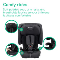Bebe Confort Ever & Go i-Size ISOFIX Gyerekülés 76-150 cm, Full Black - Autósülés Biztonsági Gyermekülés 5