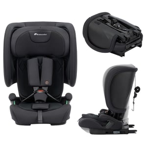 Bebe Confort Ever & Go i-Size ISOFIX Gyerekülés 76-150 cm, Full Black - Autósülés Biztonsági Gyermekülés