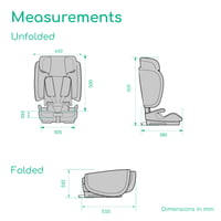 Bebe Confort Ever & Go i-Size ISOFIX Gyerekülés 76-150 cm, Full Black - Autósülés Biztonsági Gyermekülés 8