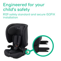 Bebe Confort Ever & Go i-Size ISOFIX Gyerekülés 76-150 cm, Full Black - Autósülés Biztonsági Gyermekülés 3