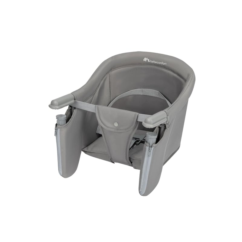 Bebeconfort Malva asztali etetőszék babáknak, 6 hó - 3 év (15 kg), biztonságos rögzítés, összecsukható, könnyű (1,8 kg), Mineral Grey