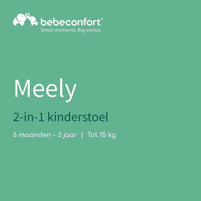 Bebeconfort Meely 2az1ben Magasszék és Etetőszék 6-36 hó Hordozható Szürke - Dark Grey