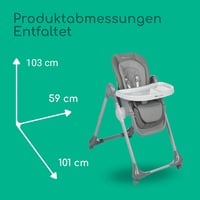 Bebeconfort OLEA összecsukható etetőszék 0-3 év, 9 magasság, 3 dönthető pozíció 8