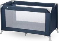 Skladacia cestovná postieľka Bebeconfort Soft Dreams pre deti od 0 do 3 rokov (0-15 kg), penový matrac s drevovláknitou doskou 60x120 cm, s prepravnou taškou, Navy Blue 1