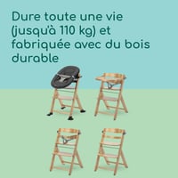 Bebeconfort Timba 2 fa etetőszék babáknak, 6+ hónapos kortól, max. 110 kg, ergonomikus, asztallap nélkül is használható, levehető tálca, nat 3