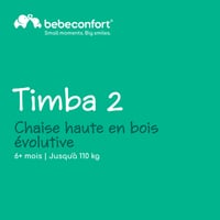 Bebeconfort Timba 2 fa etetőszék babáknak, 6+ hónapos kortól, max. 110 kg, ergonomikus, asztallap nélkül is használható, levehető tálca, nat 2