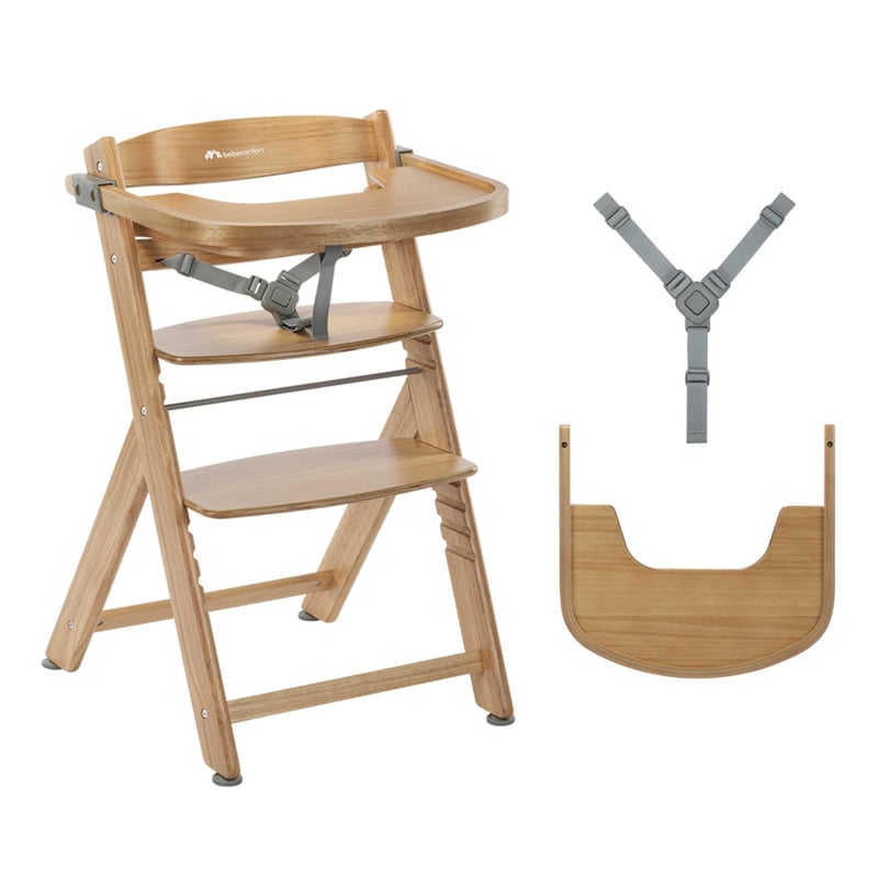 Bebeconfort Timba 2 fa etetőszék babáknak, 6+ hónapos kortól, max. 110 kg, ergonomikus, asztallap nélkül is használható, levehető tálca, nat