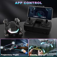 Tolatoyus TL12 Kezdő Drón 1080p HD Kamerával, WiFi FPV Élő Képátvitellel, Kefenélküli Motorral, LED Világítással, 3 Sebességfokozattal 7