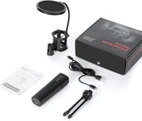 AGPTEK USB Kondenzátor Mikrofon Állvánnyal és Popszűrővel - Streaming, Podcast, Gaming 8