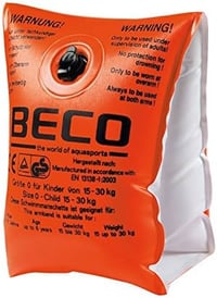Beco 9703 duplakamrás úszókar gyerekeknek - 15-30 kg (2-6 év) - narancssárga 4