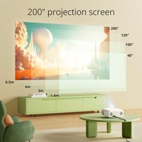 YOTON Y6 4K Projektor - Natív 1080P Full HD, 18000 Lumen, Bluetooth, Hordozható Házimozi Vetítő, iOS/Android/PC/PS5/HDMI/USB Kompatibilis 11